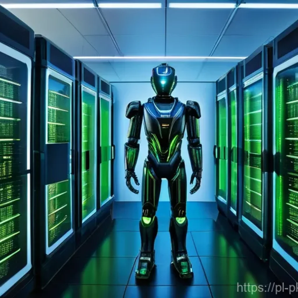 자연어 처리 모델 튜닝에서의 성능 저하 원인 분석 - **Prompt:** A futuristic, benevolent AI robot, depicted as a sophisticated, metallic humanoid figure...