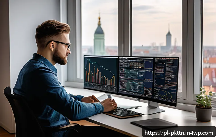 자연어 처리 모델 튜닝의 디버깅 방법 - A modern data scientist workspace focused on NLP model debugging: a sleek desk with a large ultrawid...